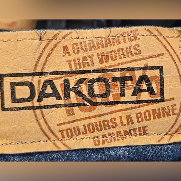 Dakota Dark Wash Straight Leg Jeans High Rise Classic Denim - 36x32 - Picture 11 of 11